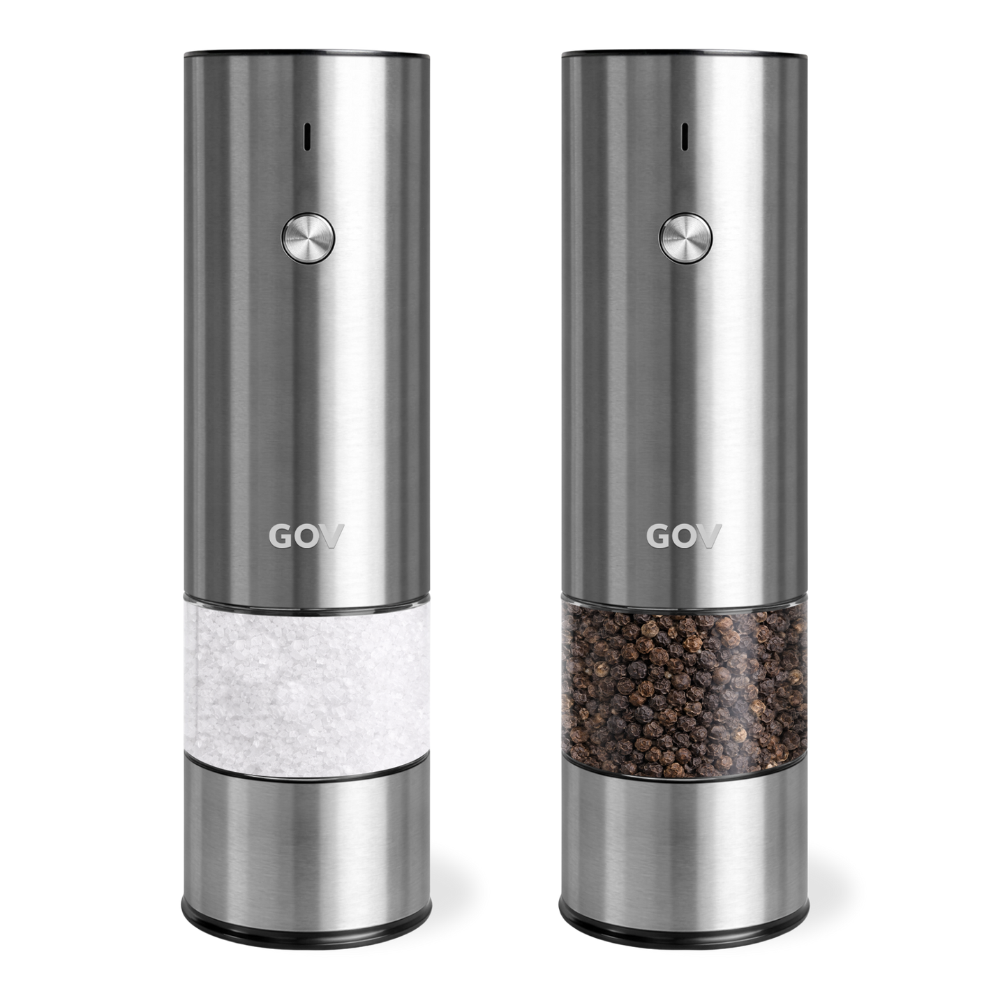  RVS Regular |  Salz und Pfeffermühlen Elektrisch 2er Set 