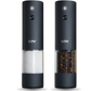 GOV Electric Salt and Pepper Mill Set Rechargeable - Regular Stainless Steel XL